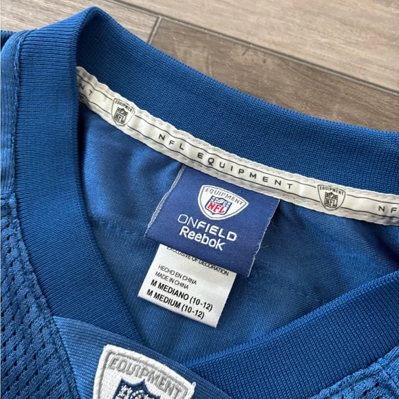 Indianapolis Colts Reebok NFL Football Jersey Payton Manning 18 Size M Youth - Picture 5 of 6